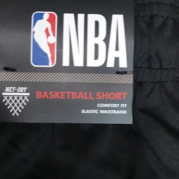 NBA Basketball Shorts Black/Gray Camo SIze M - Picture 5 of 6